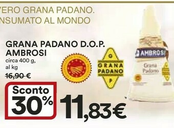 Coop Ambrosi Ambrosi Grana Padano Dop offerta