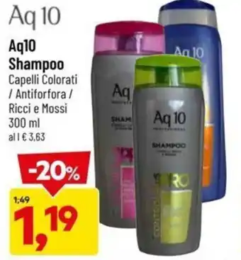 DPiù Aq 10 Shampoo 300 ml offerta