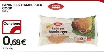 Coop Coop - Panini Per Hamburger Con Semi Di Sesamo 300 G(ml) offerta
