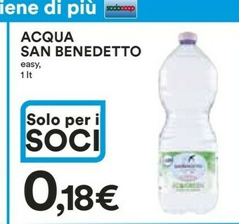 Coop San Benedetto Acqua offerta