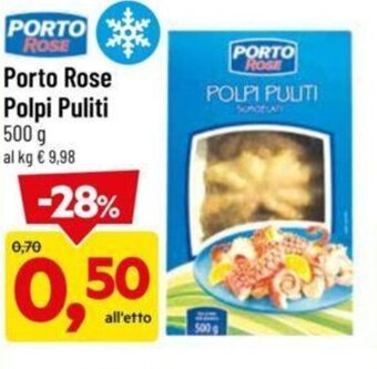 DPiù Porto Rose Polpi Puliti 500 g offerta