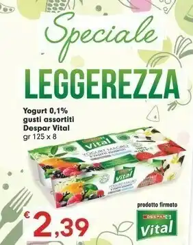 Despar Despar Yogurt 0.1% offerta