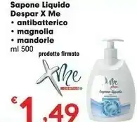 Despar Despar Sapone Liquido X Me Antibatterico offerta