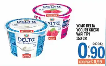 Yomo Delta Yogurt Greco vari tipi 150 gr