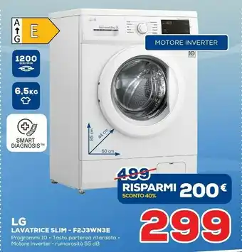 Euronics LG F2J3WN3E offerta