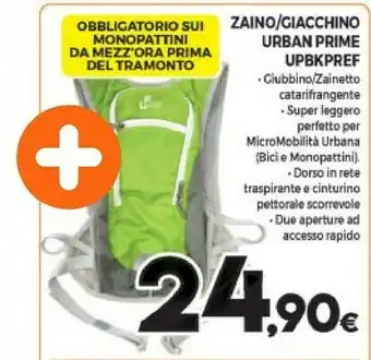 Urban Prime Zaino UPBKPREF