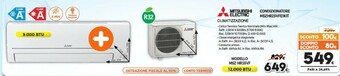 Expert Mitsubishi Electric Condizionatore MSZHR25VFE1KIT offerta