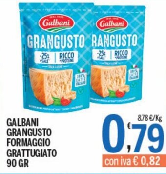 Galbani Grangusto formaggio grattugiato 90 gr