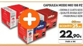 Expert Lavazza Lavazza Capsule A Modo Mio 108 Pz offerta