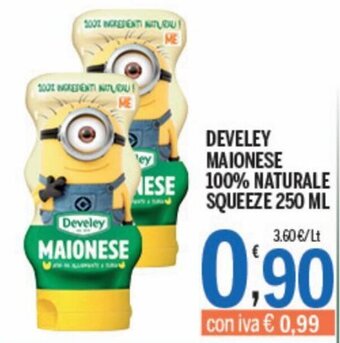 Develey Maionese 100% Naturale squeeze 250 ml