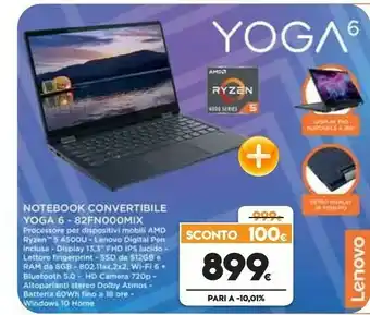 Expert Yoga Notebook Convertibile 82fn000mix offerta