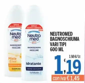 Neutromed Bagnoschiuma vari tipi 600 ml