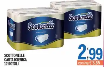 Gruppo Pascar Scottonelle Carta igienica 12 rotoli offerta