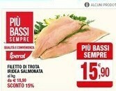 Iperal Filetto di Trota Iridea Salmonata offerta