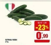 Iperal Cetrioli Verdi offerta