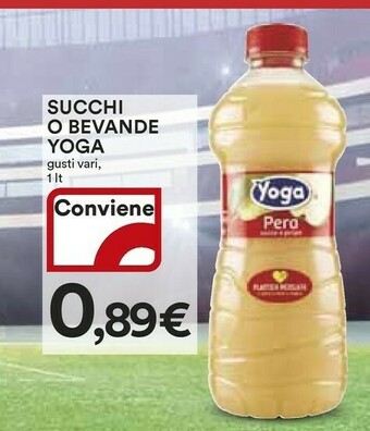 Coop Yoga succhi offerta