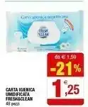 Iperal Fresh & Clean Carta Igienica Umidificata offerta