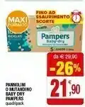 Iperal Pampers Pannolini o Mutandino Baby Dry offerta