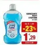 Iperal Lysoform Igienizzante Piatti offerta