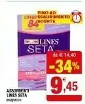 Iperal Lines Assorbenti Seta offerta