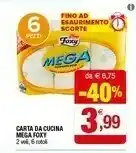 Iperal Foxy Carta da Cucina Mega offerta