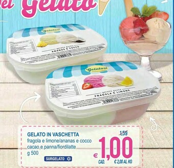 MD Discount Gelatosi Gelato In Vaschetta Fragola offerta