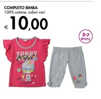 Bennet Completo Bimba offerta