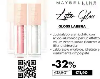 Acqua & Sapone Maybelline Gloss Labbra offerta