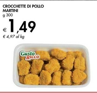 Bennet Martini Crocchette Di Pollo 300 G offerta