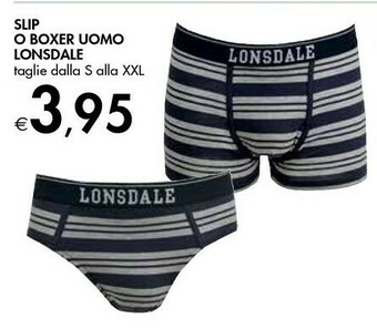 Bennet Lonsdale Slip/ Boxer Uomo offerta