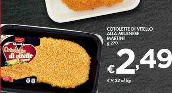 Bennet Martini Cotolette Di Vitello Alla Milanese 270 G offerta