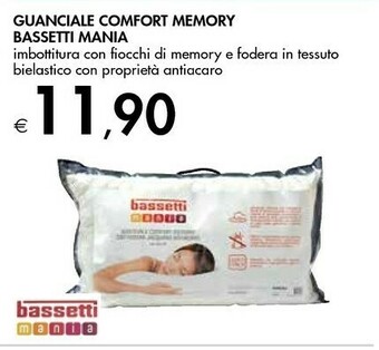 Bennet Bassetti Guanciale Comfort Memory offerta