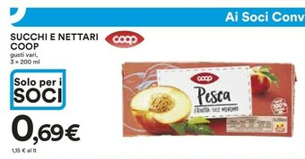Coop Succhi di frutta offerta