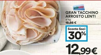 Coop Fesa di tacchino offerta