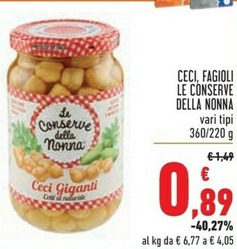 Conad Superstore Ceci Legumi offerta