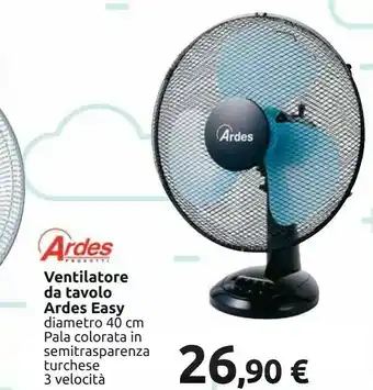 Carrefour Ardes Ventilatore Da Tavolo Ardes Easy offerta