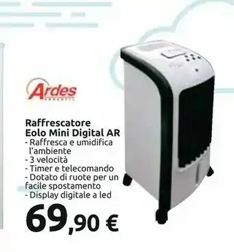 Ardes Raffrescatore Eolo Mini Digital AR