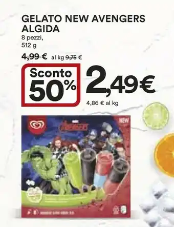 Coop Algida Algida Gelato New Avengers offerta