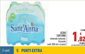 Conad Superstore Sant'anna Acqua Sant'Anna offerta