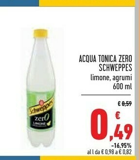 Conad Superstore Schweppes Bevande analcoliche offerta