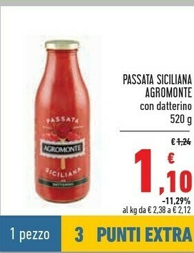Conad Superstore Agromonte Passata di pomodoro offerta
