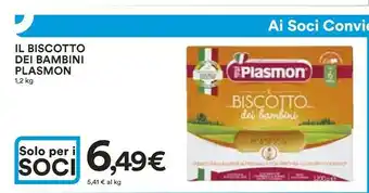 Coop Plasmon Plasmon Il Biscotto Dei Bambini offerta