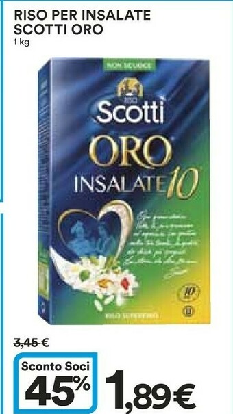 Coop Scotti Riso Scotti - Oro Insalate 10' offerta