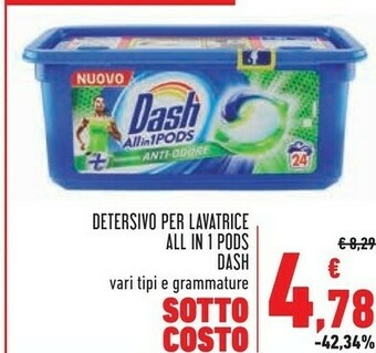 Conad Superstore Dash Detersivo lavatrice offerta