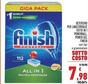 Conad Superstore Finish Detersivo lavastoviglie offerta