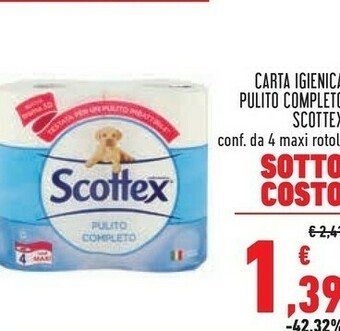 Conad Superstore Scottex Carta igienica offerta