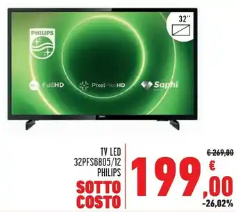 Conad Superstore Philips Tv led 32 offerta