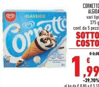 Conad Superstore Algida Cornetto offerta