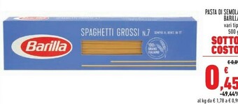 Conad Superstore Barilla Pasta offerta