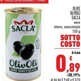 Conad Superstore Saclà Olive offerta